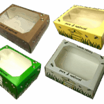 8oz Cut Comb Cartons (CHOICE OF FOUR COLOURS)