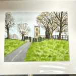 A3 Maisemore Church Print