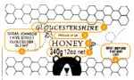 T1 Transparent Honey Jar Label