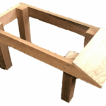 National Wooden 6 Comb Nuc Stand (Cedar)