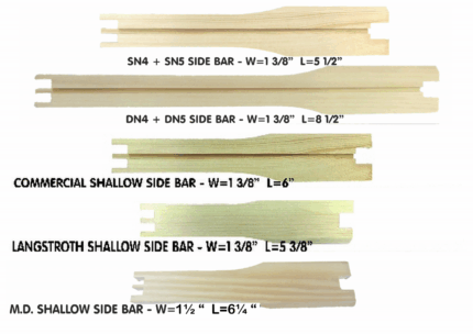 Side Bars - DN4, SN4, DN5, SN5, COMM SH, LANG SH, MD SH, SMITH SH