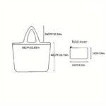 Bee Happy Canvas Tote Bee Bag - Image 2