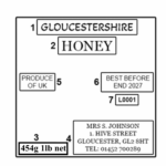 Distinctive Square Label ADD YOUR OWN IMAGE & TEXT