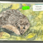 7" x 5" HEDGEHOG GREETINGS CARD