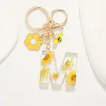Initial, Bee and Sunflower Keyring - Image 9