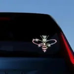 Multicolour Queen Bee Car Sticker