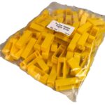 Narrow Plastic Ends - Yellow