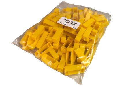 Narrow Plastic Ends - Yellow